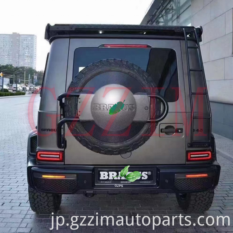 stainless spare wheel tire rack carrier cover for BRABUS